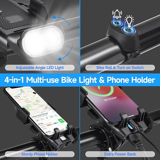 4-in-1 Mobile Phone Holder for Bicycle