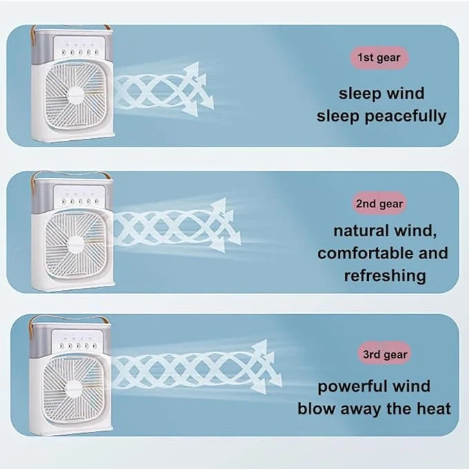 Cooling Fan with Ice