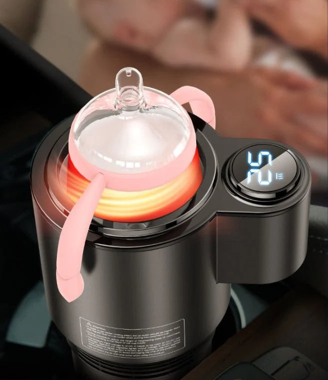 USAMS Digital Display Car Heating Cooling Cup