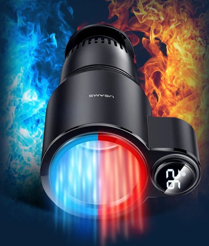 USAMS Digital Display Car Heating Cooling Cup